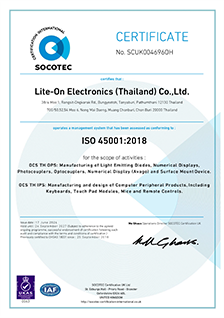 ISO45001 - 泰國